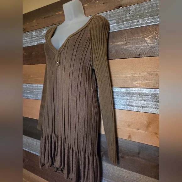 Free People Tunic Sweater Mini Dress - Picture 3 of 8